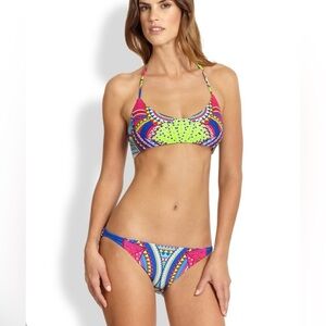 Mara Hoffman Ganesh Basket Weave Bikini Top and Bottom - Only Worn Once